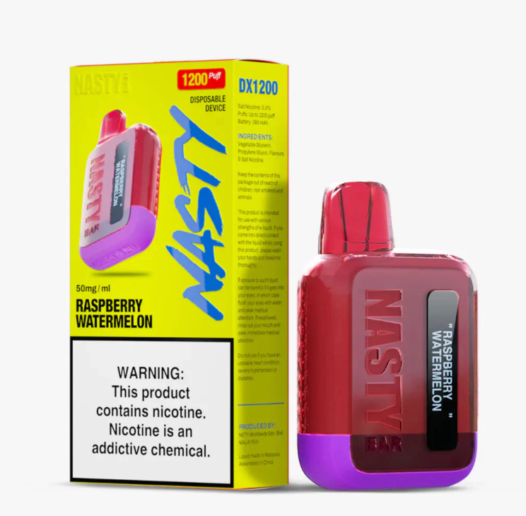 Nasty Bar Disposable Raspberry Watermelon 1.2K