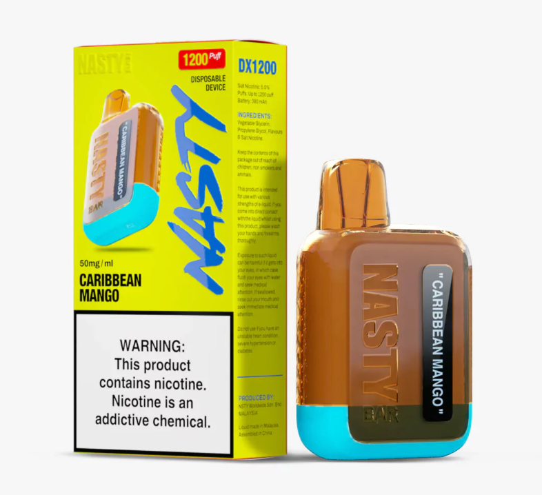 Nasty Bar Disposable Caribbean Mango 1.2K