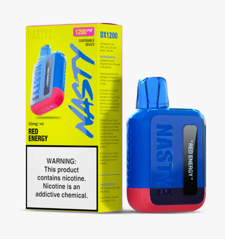Nasty Bar Disposable Red Energy 1.2K