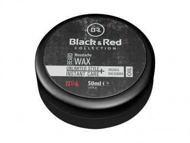 Black Red Mustache & Beard Wax