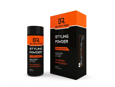 Black Red Styling Powder Volumizing