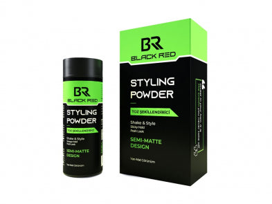 Black Red Styling Powder Semi-Matte