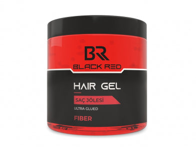Black Red Hair Gel: Fiber