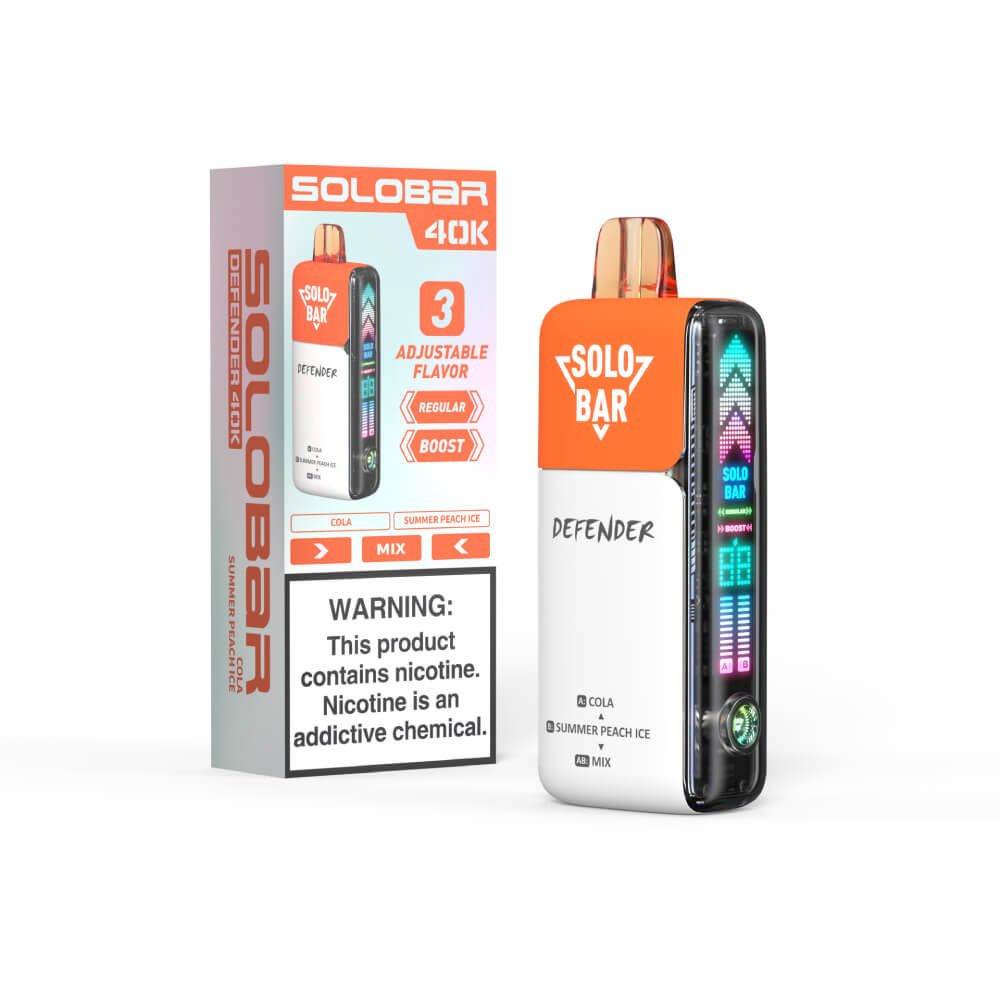 Solobar Cola & Summer Peach Ice 40K
